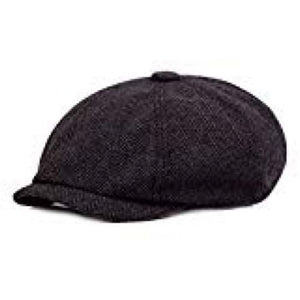 Peaky blinders style flat cap one size 55 to 58 cms stretch fit-J and p hats -