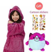 Load image into Gallery viewer, Kids Pet Hoodies  - Wearable Blanket Hoodie the latest craze