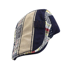 Load image into Gallery viewer, Flat Cap for Men - mens Patchwork Flat Cap