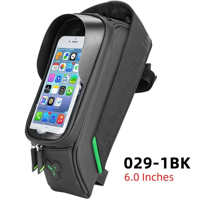 ROCKBROS Bicycle Bag Waterproof Touch Screen 6.5 Phone Case Bike