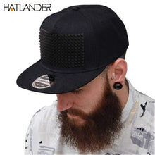 Load image into Gallery viewer, SnapBack Cap 3D Raised Soft Silicone Square pattern - J and p hats SnapBack Cap 3D Raised Soft Silicone Square pattern