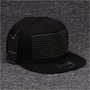SnapBack Cap 3D Raised Soft Silicone Square pattern - J and p hats SnapBack Cap 3D Raised Soft Silicone Square pattern