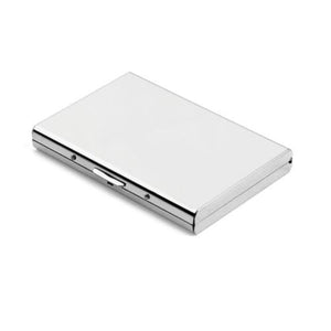 Stainless Steel Credit Card Holder Slim Anti Protect ID Cardholder-J and p hats -