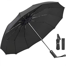 Load image into Gallery viewer, Umbrella,12 Ribs Auto Open/Close Windproof With Ergonomic Handle - J and p hats Umbrella,12 Ribs Auto Open/Close Windproof With Ergonomic Handle