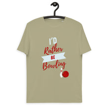 Load image into Gallery viewer, I d rather Be Bowling Funny slogan  t shirt | j and p hats