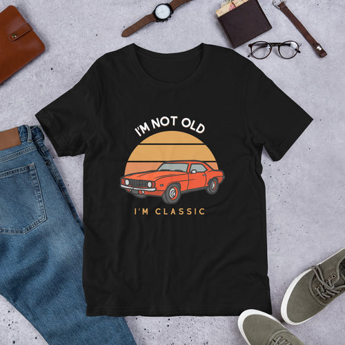 Classic Car Fan T Shirt  | j and p hats 