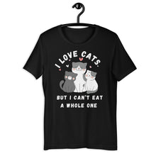 Load image into Gallery viewer, I love cats but can’t eat a whole one | j and p hats 
