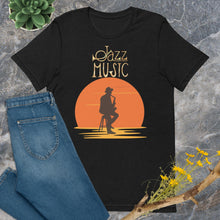 Load image into Gallery viewer, Jazz Fan T Shirt - Summer Vibes T Shirt  | j and p hats 