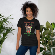 Load image into Gallery viewer, Pug Fan Christmas T shirt | J and P hats 