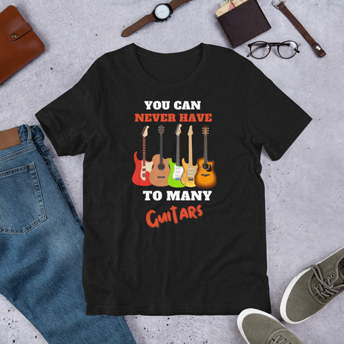 Guitars  Fan printed T Shirt | j and p hats 