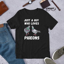 Load image into Gallery viewer, Pigeon Fanciers Printed T Shirt | j and p hats 