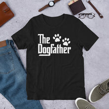 Load image into Gallery viewer, The Dogfather t shirt - j and p hats 