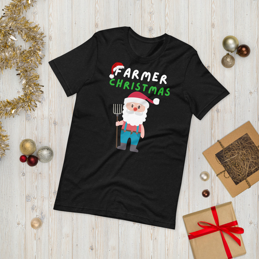 Farmer Christmas T shirt | j and p hats 