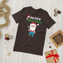 Load image into Gallery viewer, Farmer Christmas T shirt | j and p hats 
