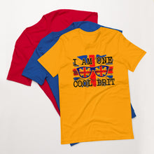 Load image into Gallery viewer, Brit t-shirt ,Union Jack cool brt t-shirt ,custom jubilee celebration t-shirt | j and p hats 
