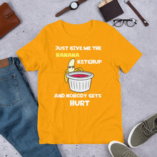Load image into Gallery viewer, Banana Ketchup t shirt | j and p hats 