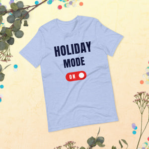 Holiday Mode T shirt , custom holiday logo t shirts ,holiday fun t shirt