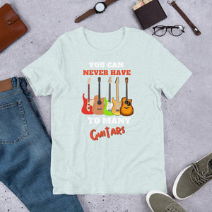 Guitars  Fan printed T Shirt