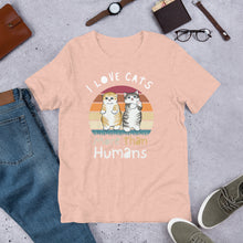 Load image into Gallery viewer, I love cats more than Humans | j and p hats 
