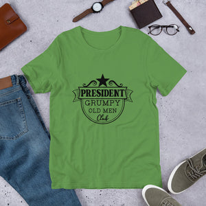 Grumpy Old Man Club Funny Logo T Shirt - retired t shirt | Jandp hats 