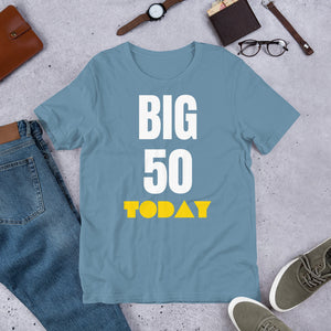 50th Birthday gift   Printed T Shirt | j and p hats 