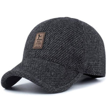 Load image into Gallery viewer, Winter Weight Baseball Cap Thickened Cotton With Ear Flaps - J and p hats Winter Weight Baseball Cap Thickened Cotton With Ear Flaps