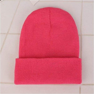 Womans  Beanies plain  Knitted great range of  Solid colours-J and p hats -