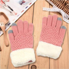 Load image into Gallery viewer, Woman&#39;s Gloves Winter Woolen Knitted Gloves Touch Screen Great choice of colours-J and p hats -