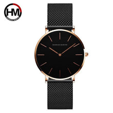 Load image into Gallery viewer, Women Stainless Steel Mesh Rose Gold Ladies Watch - J and p hats Women Stainless Steel Mesh Rose Gold Ladies Watch